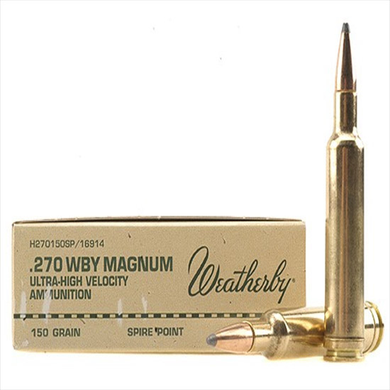 WBY AMMO 270WBY 150GR NOSLER PARTITION - Sale